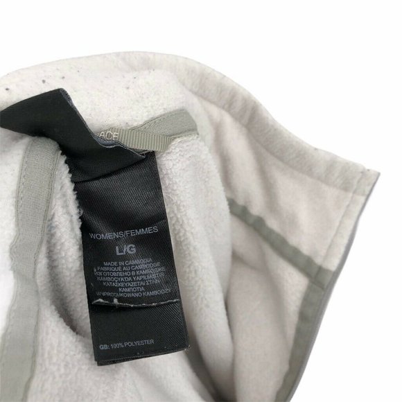 The North Face Womens Fleece Jacket Ivory Size L - Picture 8 of 9